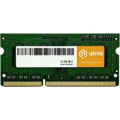 Оперативна пам'ять ATRIA 8Gb DDR3 1600MHz sodimm (UAT31600CL11SLK1/8) фото