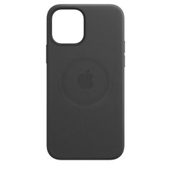 Apple iPhone 12 | 12 Pro Leather Case with MagSafe - Black (MHKG3) фото