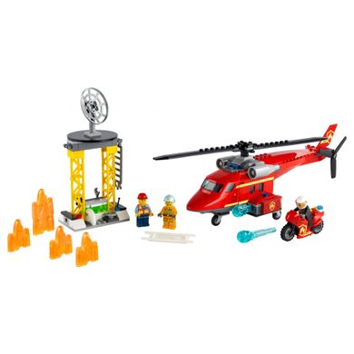 Конструктор LEGO LEGO City Спасательный пожарный вертолёт (60281) фото