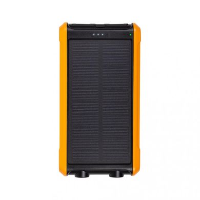 Power Bank PowerPlant 10000mAh Solar Panel Black (PB930494) фото