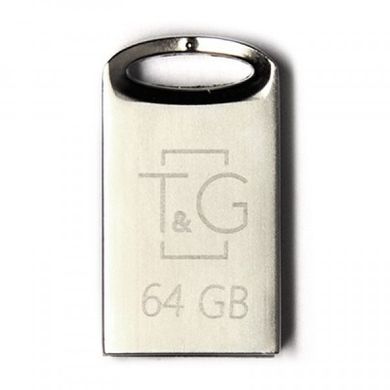 Flash память T&G 64GB 105 Metal Series Silver (TG105-64G) фото