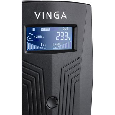 ИБП Vinga LCD 800VA plastic case (VPC-800P) фото