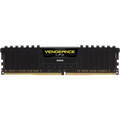 Оперативна пам'ять Corsair 16 GB (2x8GB) Black DDR4 3600 MHz Vengeance LPX (CMK16GX4M2D3600C18) фото