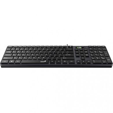 Клавіатура Genius SlimStar 126 USB Black Ukr (31310017407) фото