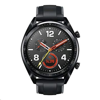 Смарт-годинник Huawei Watch GT Sport FTN-B19 Black/Graphite Black Silicone Strap фото