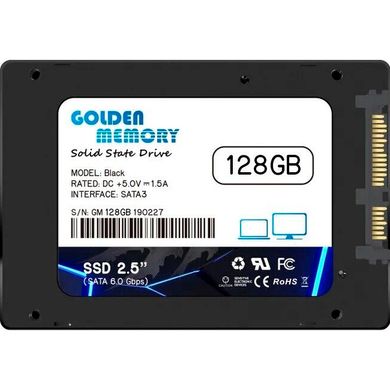 SSD накопичувач Golden Memory 128G (GMSSD128GB) фото