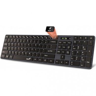 Клавіатура Genius SlimStar 126 USB Black Ukr (31310017407) фото