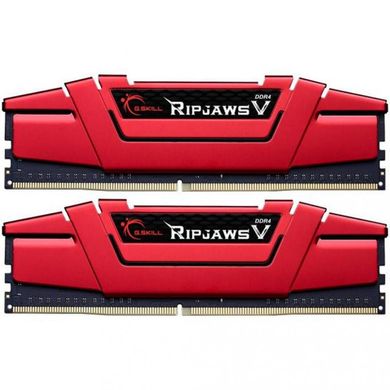 Оперативна пам'ять G.Skill 8 GB (2x4GB) DDR4 2400 MHz Ripjaws V Blazing Red (F4-2400C15D-8GVR) фото