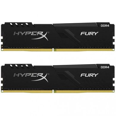 Оперативная память HyperX 16 GB (2x8GB) DDR4 3600 MHz Fury Black (HX436C17FB3K2/16) фото