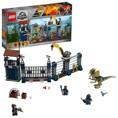 Конструктор LEGO LEGO Jurassic World Нападение дилофозавра на сторожевой пост (75931) фото
