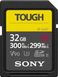 Sony 32 GB SDHC UHS-II U3 V90 TOUGH SF32TG подробные фото товара