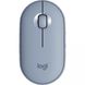 Logitech Pebble M350 Wireless Mouse Blue Grey (910-005719) подробные фото товара