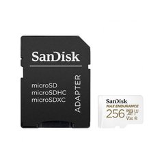 Карта памяти SanDisk 256 GB microSDXC Max Endurance UHS-I U3 V30 + SD adapter SDSQQVR-256G-GN6IA фото