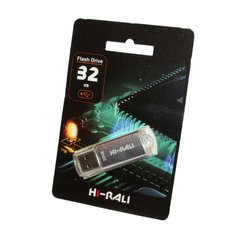 Flash пам'ять Hi-Rali 32 GB Rocket series Silver (HI-32GBVCSL) фото