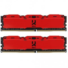 Оперативна пам'ять GOODRAM 16 GB (2x8GB) DDR4 3000 MHz IRDM X Red (IR-XR3000D464L16S/16GDC) фото