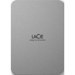 Жорсткий диск LaCie Mobile Drive 2022 2TB Moon Silver (STLP2000400) фото