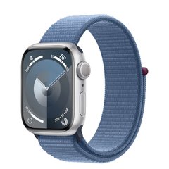 Смарт-годинник Apple Watch Series 9 GPS 41mm Silver Aluminum Case with Winter Blue Sport Loop (MR923) фото