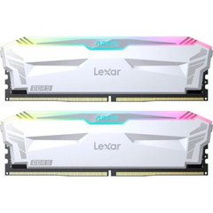 Оперативная память Lexar 32 GB (2x16GB) DDR5 6400 MHz Ares Gaming White RGB (LD5EU016G-R6400GDWA) фото