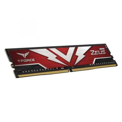 Оперативна пам'ять TEAM 16 GB DDR4 3200 MHz T-Force Zeus Red (TTZD416G3200HC2001) фото