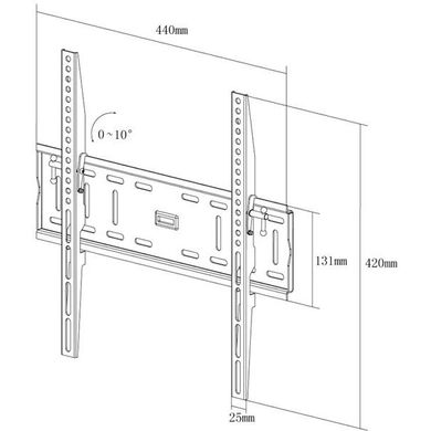 Кронштейн X-DIGITAL STEEL ST315 Black фото