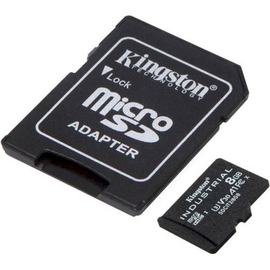 Карта памяти Kingston 8 GB microSDHC UHS-I (U3) V30 A1 Industrial (SDCIT2/8GB) фото