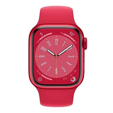 Смарт-часы Apple Watch Series 8 GPS 45mm Product Red Aluminum Case w. Product Red S. Band M/L (MNUU3) фото