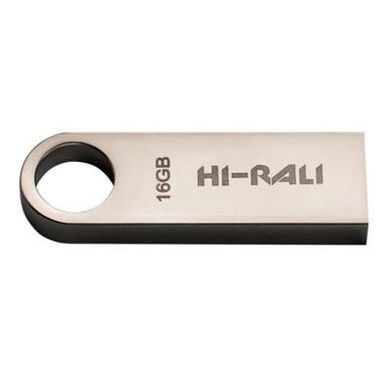 Flash пам'ять Hi-Rali 16 GB Shuttle series Silver (HI-16GBSHSL) фото