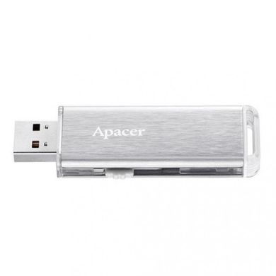 Flash память Apacer 16 GB AH33A USB 2.0 Metal silver (AP16GAH33AS-1) фото