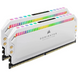 Corsair 32GB (2x16GB) DDR5 6200MHz C36 Dominator Platinum RGB White (CMT32GX5M2X6200C36W) детальні фото товару