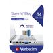 Verbatim 64 GB Store 'n' Stay Nano (98711) подробные фото товара