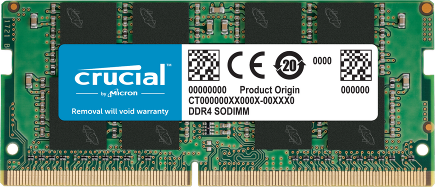 Оперативная память Crucial 8 GB SO-DIMM DDR4 2666 MHz (CB8GS2666) фото