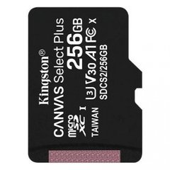 Карта памяти Kingston 256 GB microSDXC Class 10 UHS-I U3 Canvas Select Plus SDCS2/256GBSP