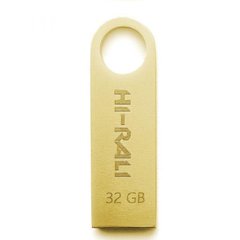 Flash пам'ять Hi-Rali 32 GB Shuttle series Gold (HI-32GBSHGD) фото