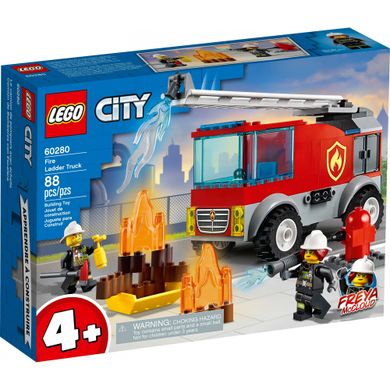 Конструктор LEGO City Пожарная машина с лестницей (60280) фото