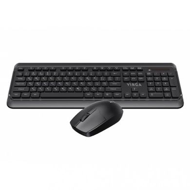 Комплект (клавіатура+миша) Vinga KBSW-110 Black фото