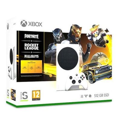 Ігрова приставка Microsoft Xbox Series S 512 GB + Fortnite + Rocket League + FallGuys фото