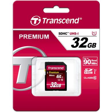 Карта памяти Transcend 32 GB SDHC UHS-I Premium TS32GSDU1 фото
