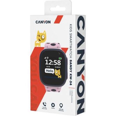 Смарт-годинник Canyon CNE-KW34PP Pink фото