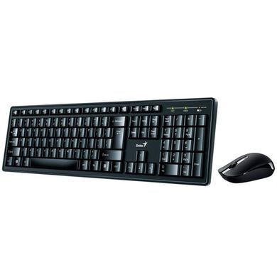 Комплект (клавіатура+миша) Genius Smart KM-8200 WL Black Ukr (31340003410) фото