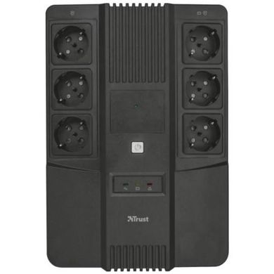 ИБП Trust Maxxon 800VA UPS with 6 standard wall power outlets BLACK 23326 фото