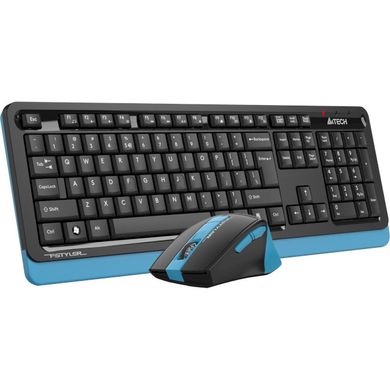 Комплект (клавіатура+миша) A4Tech Fstyler FG1035 Navy Blue фото