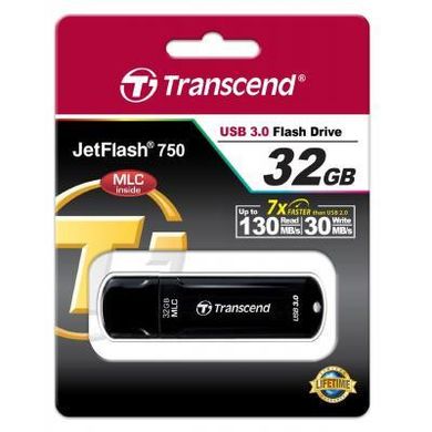 Flash пам'ять Transcend 32 GB JetFlash 750 Black TS32GJF750K фото