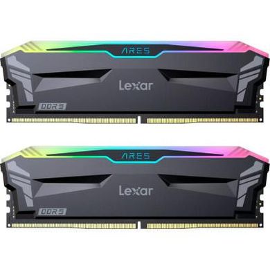 Оперативна пам'ять Lexar 32 GB (2x16GB) DDR5 7200 MHz Ares RGB Gaming (LD5U16G72C34LA-RGD) фото
