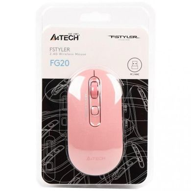 Миша комп'ютерна A4Tech Fstyler FG20 Pink фото