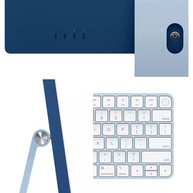 Настольный ПК Apple iMac 24 M3 Blue (Z19K0001W) фото