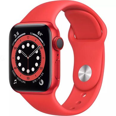 Смарт-часы Apple Watch Series 6 GPS + Cellular 40mm (PRODUCT)RED Aluminum Case w. (PRODUCT)RED Sport B. (M02T3) фото