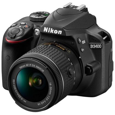 Фотоаппарат Nikon D3400 kit (18-55mm VR) Black фото