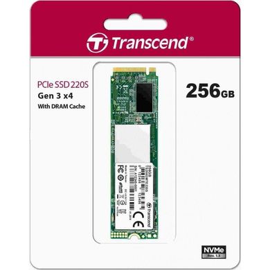 SSD накопитель Transcend NVMe SSD 220S 256 GB (TS256GMTE220S) фото