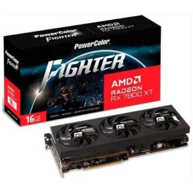 PowerColor AMD Radeon RX 7800 XT 16GB GDDR6 Fighter (RX 7800 XT 16G-F/OC)