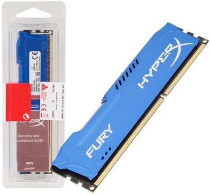Оперативная память Память Kingston 4 GB DDR3 1866 MHz HyperX FURY (HX318C10F/4) фото